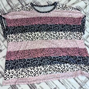 SHEIN leopard print tee